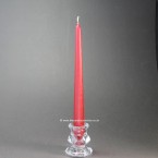24.5cm Ruby Red Dinner Taper Candles